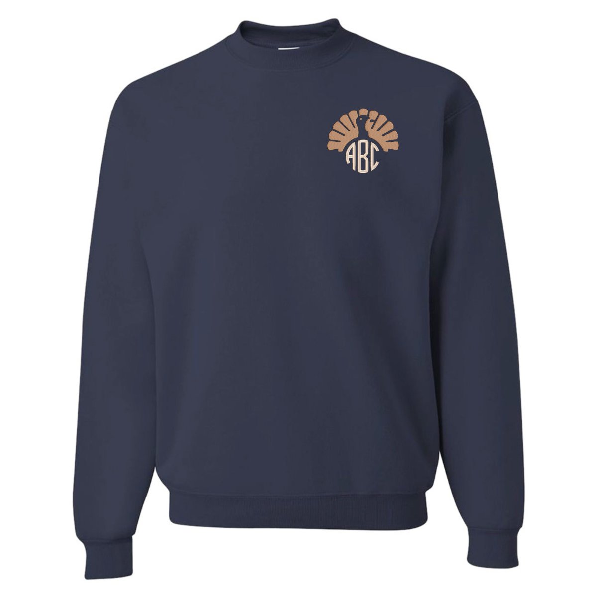 Monogrammed Turkey Crewneck Sweatshirt - United Monograms