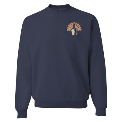 Monogrammed Turkey Crewneck Sweatshirt - United Monograms