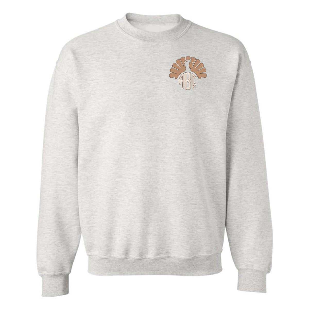 Monogrammed Turkey Crewneck Sweatshirt - United Monograms