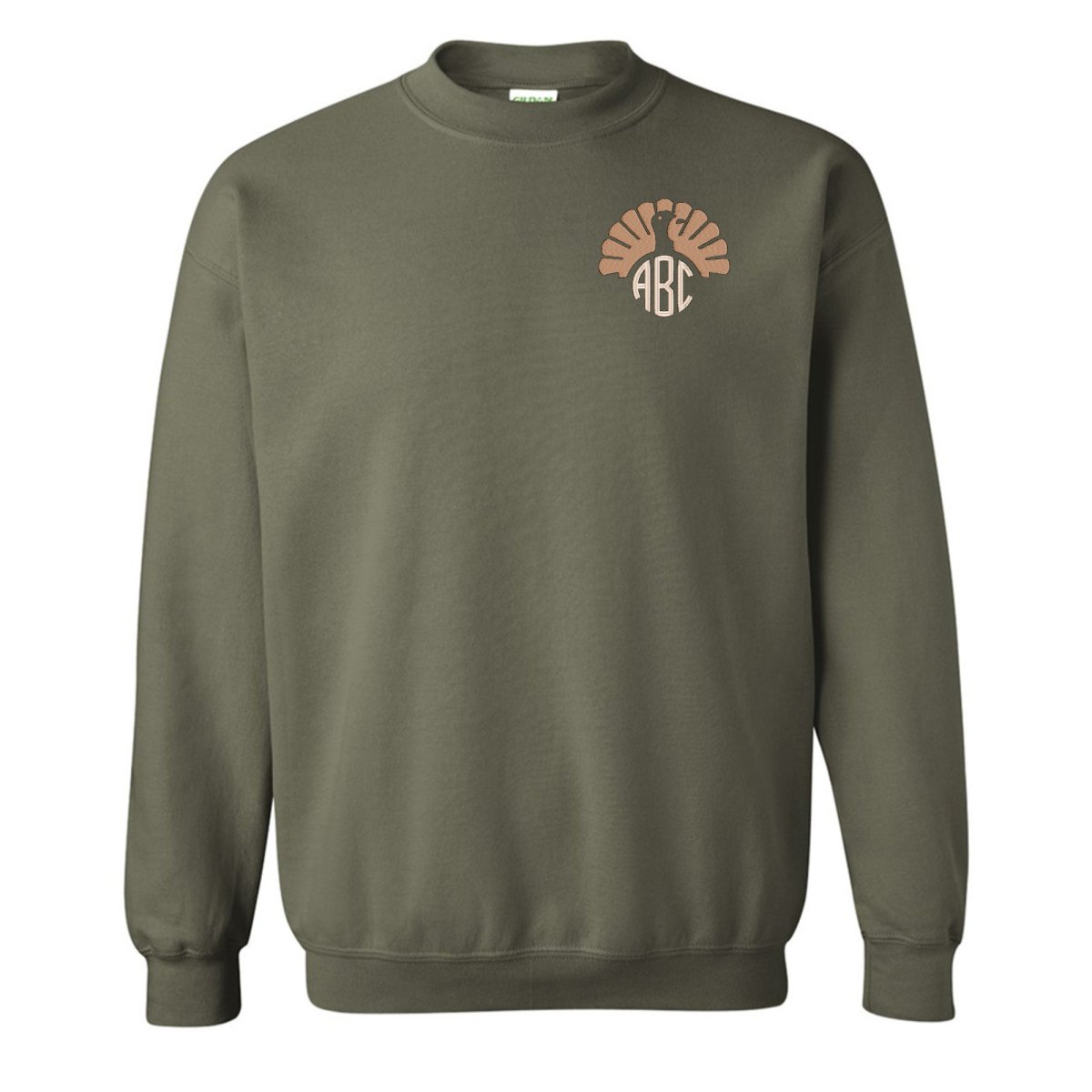 Monogrammed Turkey Crewneck Sweatshirt - United Monograms