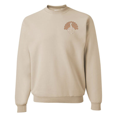 Monogrammed Turkey Crewneck Sweatshirt - United Monograms