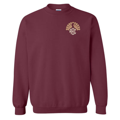 Monogrammed Turkey Crewneck Sweatshirt - United Monograms