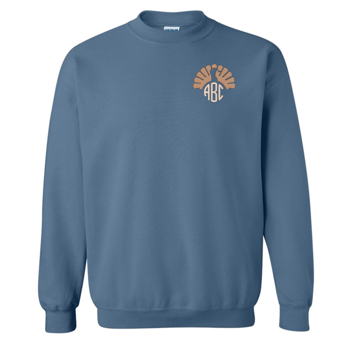 Monogrammed Turkey Crewneck Sweatshirt - United Monograms