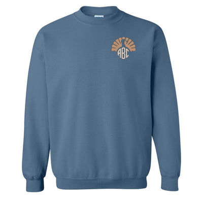 Monogrammed Turkey Crewneck Sweatshirt - United Monograms