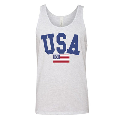 Monogrammed 'USA Classic' Premium Tank Top - United Monograms