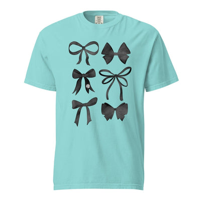 Monogrammed 'Watercolor Bows' T-Shirt - United Monograms