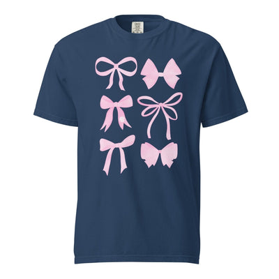 Monogrammed 'Watercolor Bows' T-Shirt - United Monograms