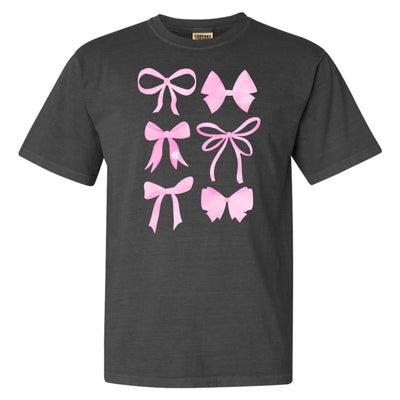 Monogrammed 'Watercolor Bows' T-Shirt - United Monograms