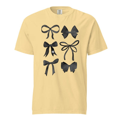 Monogrammed 'Watercolor Bows' T-Shirt - United Monograms