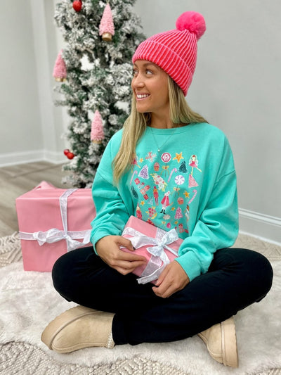 Monogrammed 'Watercolor Nutcracker' Crewneck Sweatshirt - United Monograms