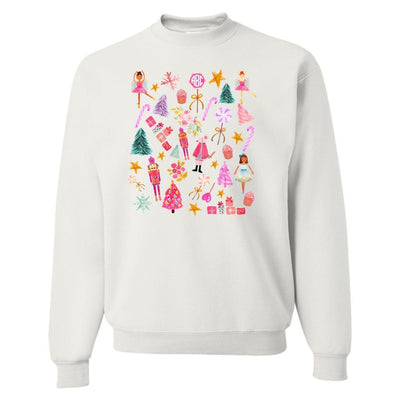 Monogrammed 'Watercolor Nutcracker' Crewneck Sweatshirt - United Monograms
