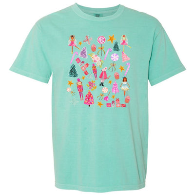 Monogrammed 'Watercolor Nutcracker' T-Shirt - United Monograms