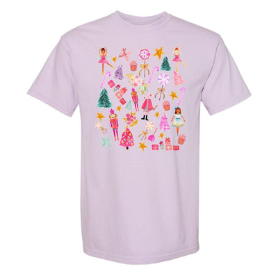 Monogrammed 'Watercolor Nutcracker' T-Shirt - United Monograms