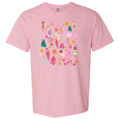 Monogrammed 'Watercolor Nutcracker' T-Shirt - United Monograms