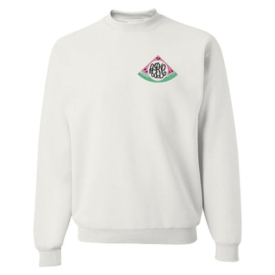 Monogrammed Watermelon Crewneck Sweatshirt - United Monograms