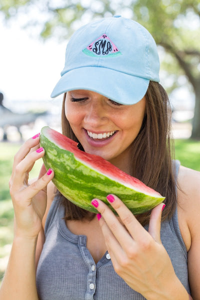 Monogrammed Watermelon Hat - United Monograms
