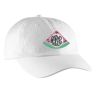 Monogrammed Watermelon Hat - United Monograms