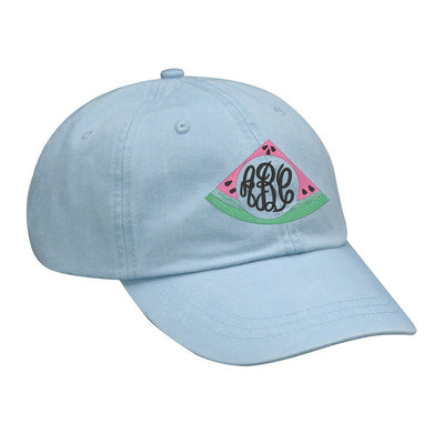 Monogrammed Watermelon Hat - United Monograms