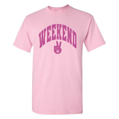 Monogrammed 'Weekend' Basic T-Shirt - United Monograms