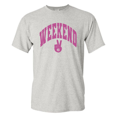 Monogrammed 'Weekend' Basic T-Shirt - United Monograms