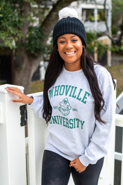 Monogrammed 'Whoville University' Crewneck Sweatshirt - United Monograms