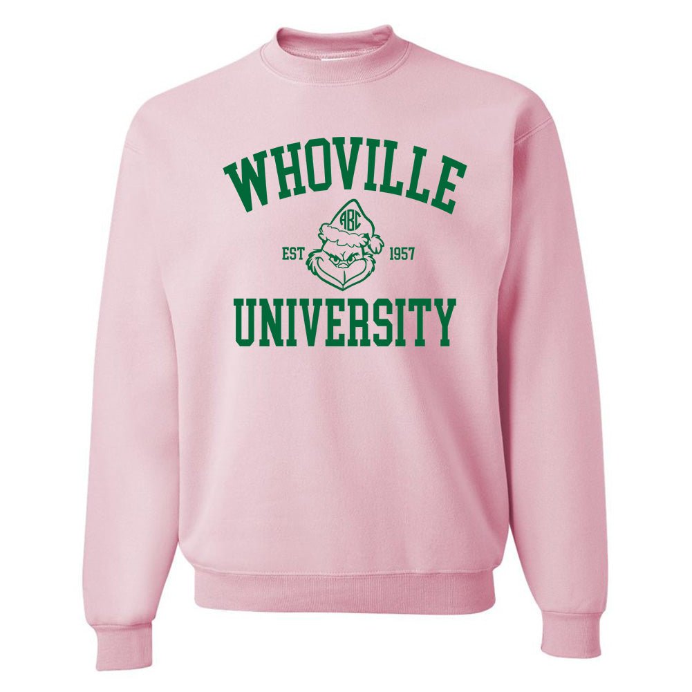 Monogrammed 'Whoville University' Crewneck Sweatshirt - United Monograms
