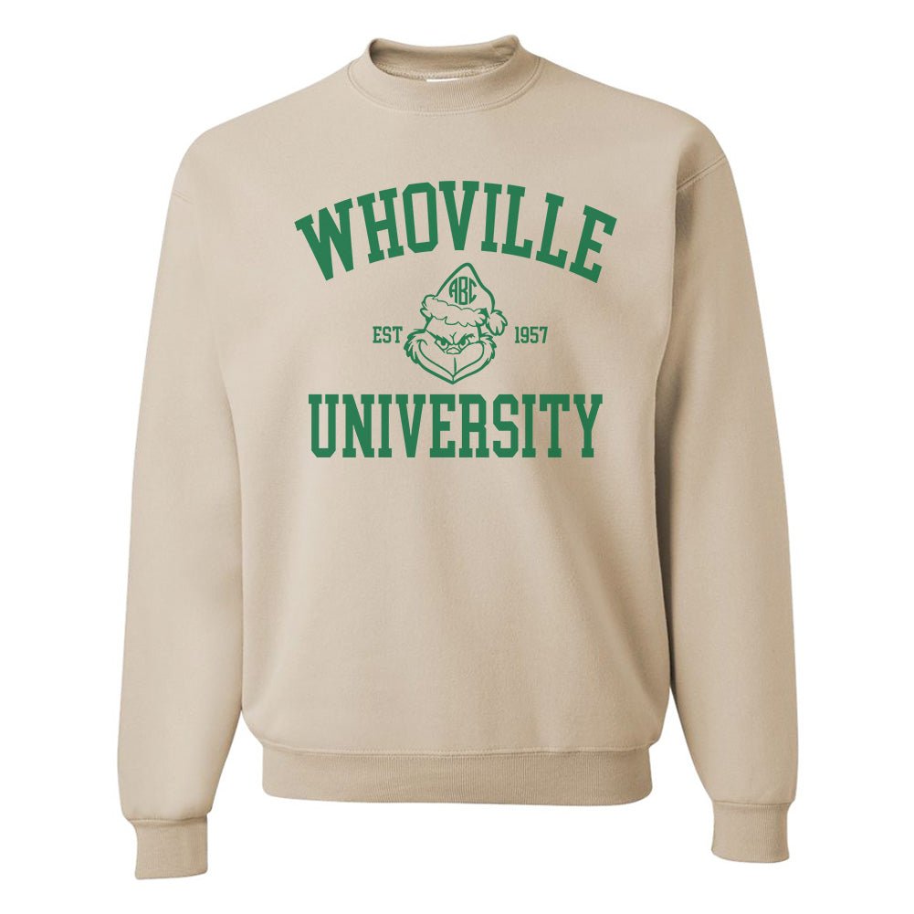 Monogrammed 'Whoville University' Crewneck Sweatshirt - United Monograms