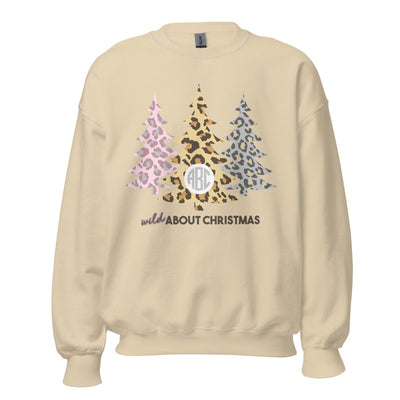 Monogrammed 'Wild About Christmas' Crewneck Sweatshirt - United Monograms
