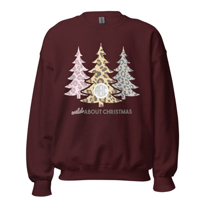Monogrammed 'Wild About Christmas' Crewneck Sweatshirt - United Monograms