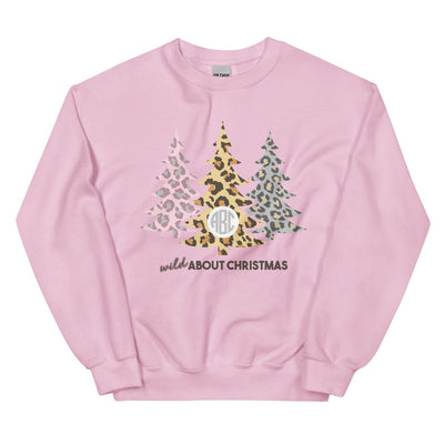 Monogrammed 'Wild About Christmas' Crewneck Sweatshirt - United Monograms