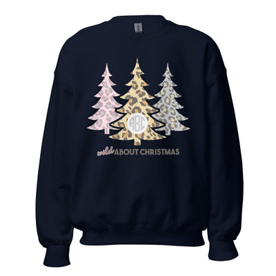 Monogrammed 'Wild About Christmas' Crewneck Sweatshirt - United Monograms