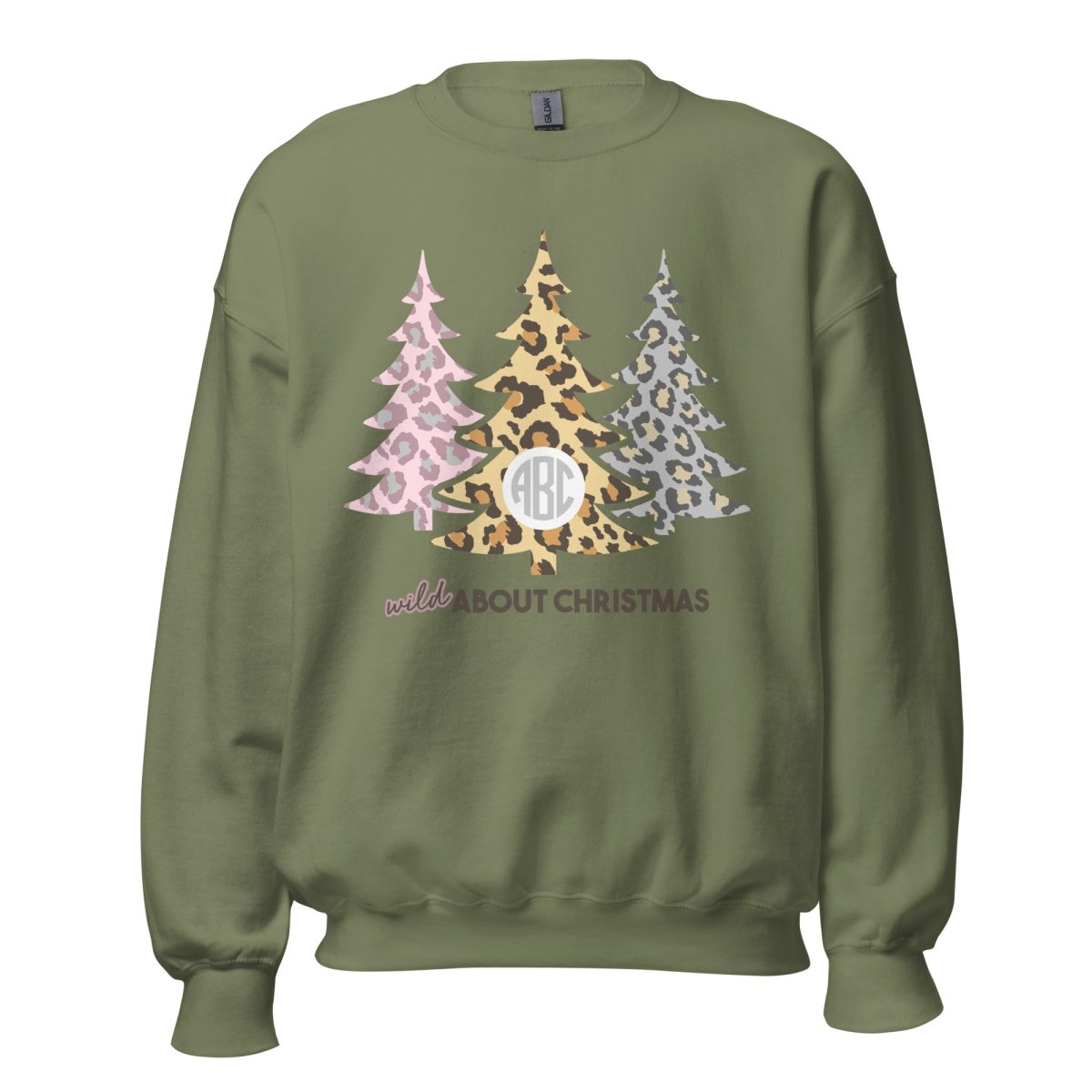 Monogrammed 'Wild About Christmas' Crewneck Sweatshirt - United Monograms