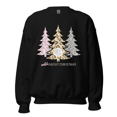 Monogrammed 'Wild About Christmas' Crewneck Sweatshirt - United Monograms
