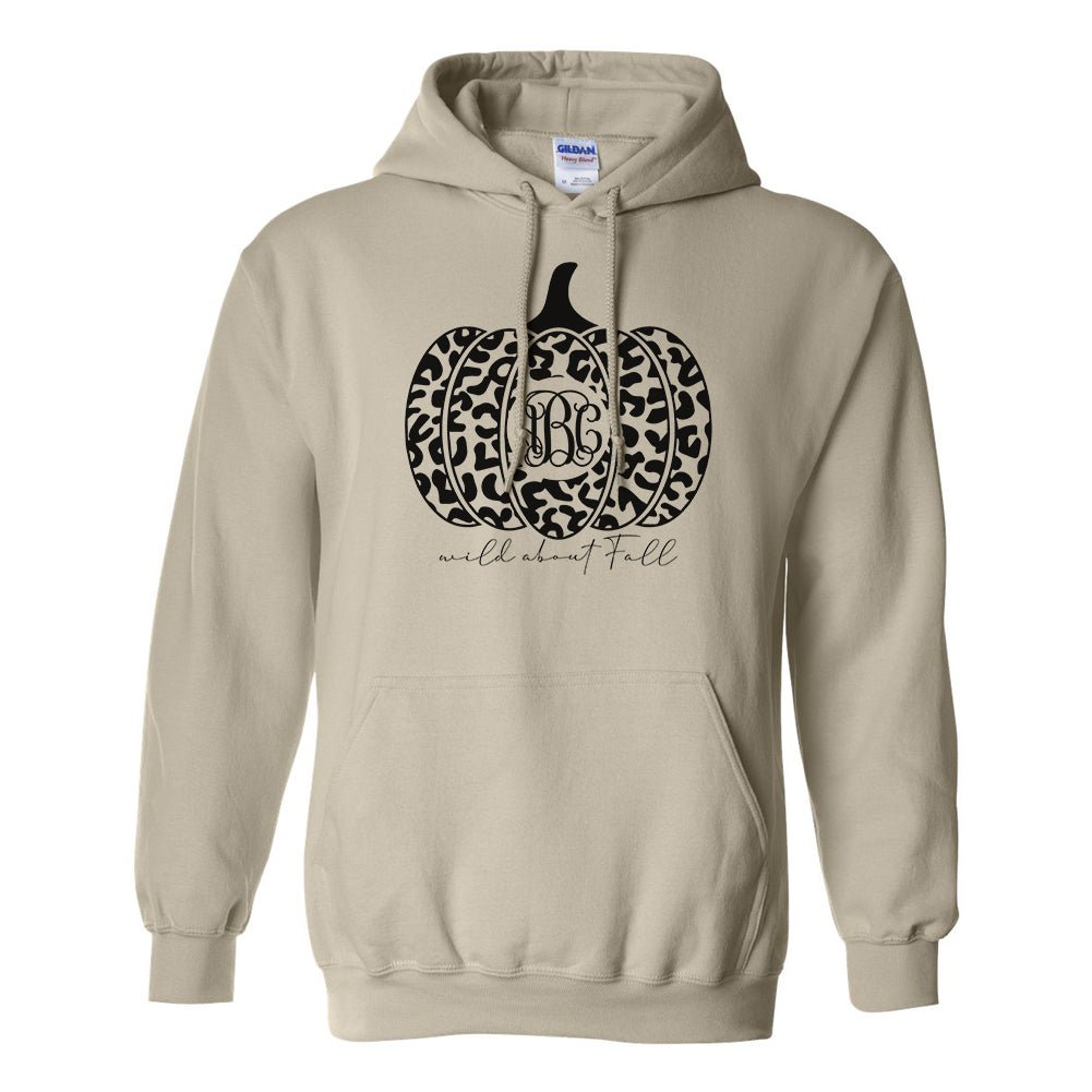 Monogrammed 'Wild About Fall' Hoodie - United Monograms