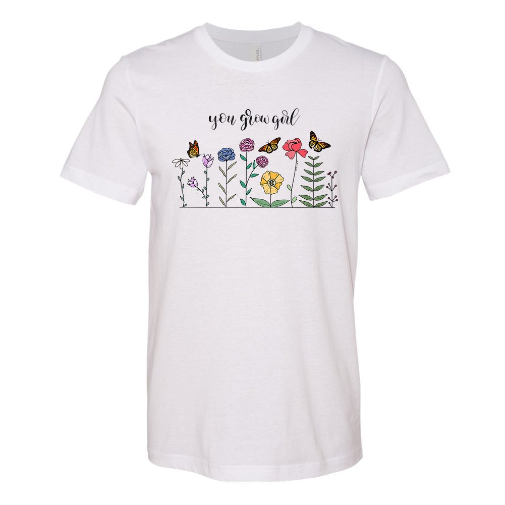 Monogrammed 'You Grow Girl' Premium T-Shirt - United Monograms