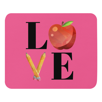 'Teacher Love' Mouse Pad