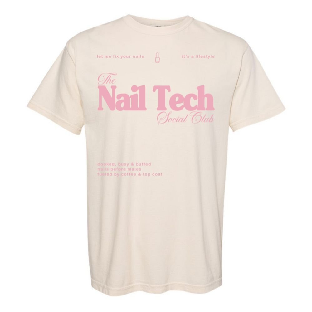 'Nail Tech Social Club' T-Shirt - United Monograms
