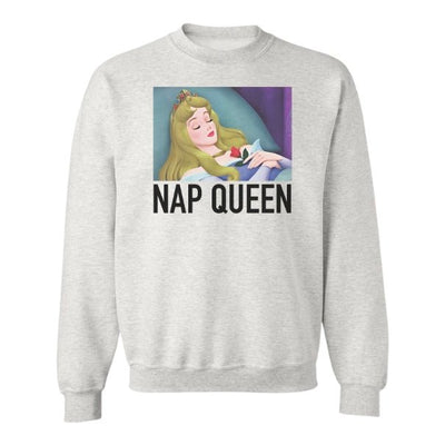 'Nap Queen' Crewneck Sweatshirt - United Monograms