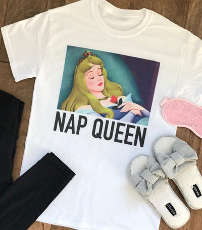 'Nap Queen' T-Shirt - United Monograms