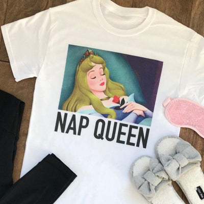 'Nap Queen' T-Shirt - United Monograms