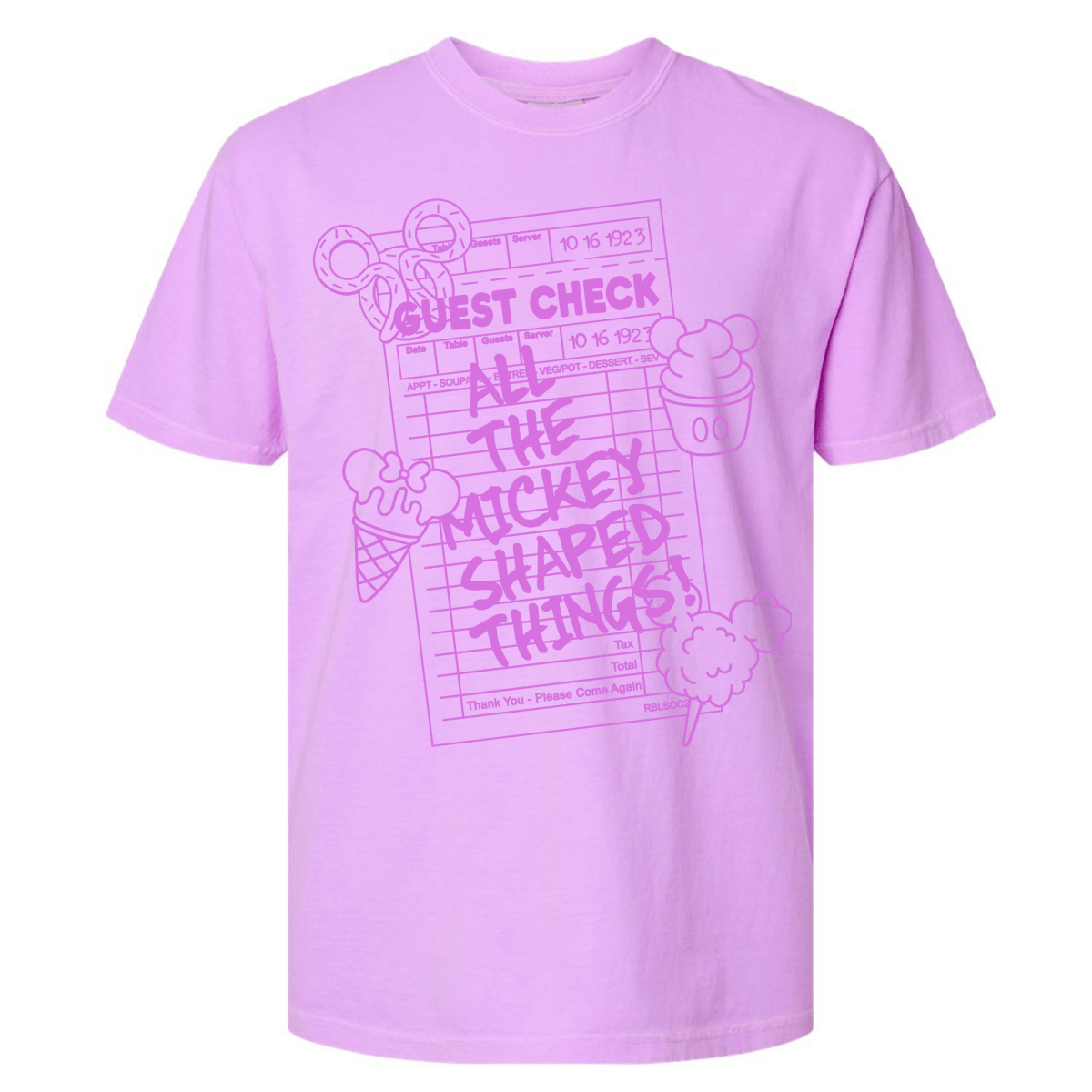 Neon 'All The Mickey - Shaped Things' T-Shirt - United Monograms