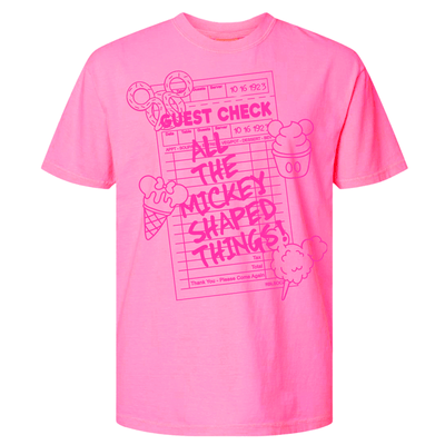 Neon 'All The Mickey - Shaped Things' T-Shirt - United Monograms