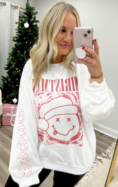 'Nirvana Christmas/Holidaze' Sweater - United Monograms