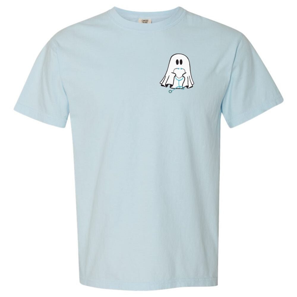'Nurse Ghost' Embroidered T - Shirt - United Monograms