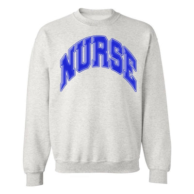 'Nurse' PUFF Crewneck Sweatshirt - United Monograms