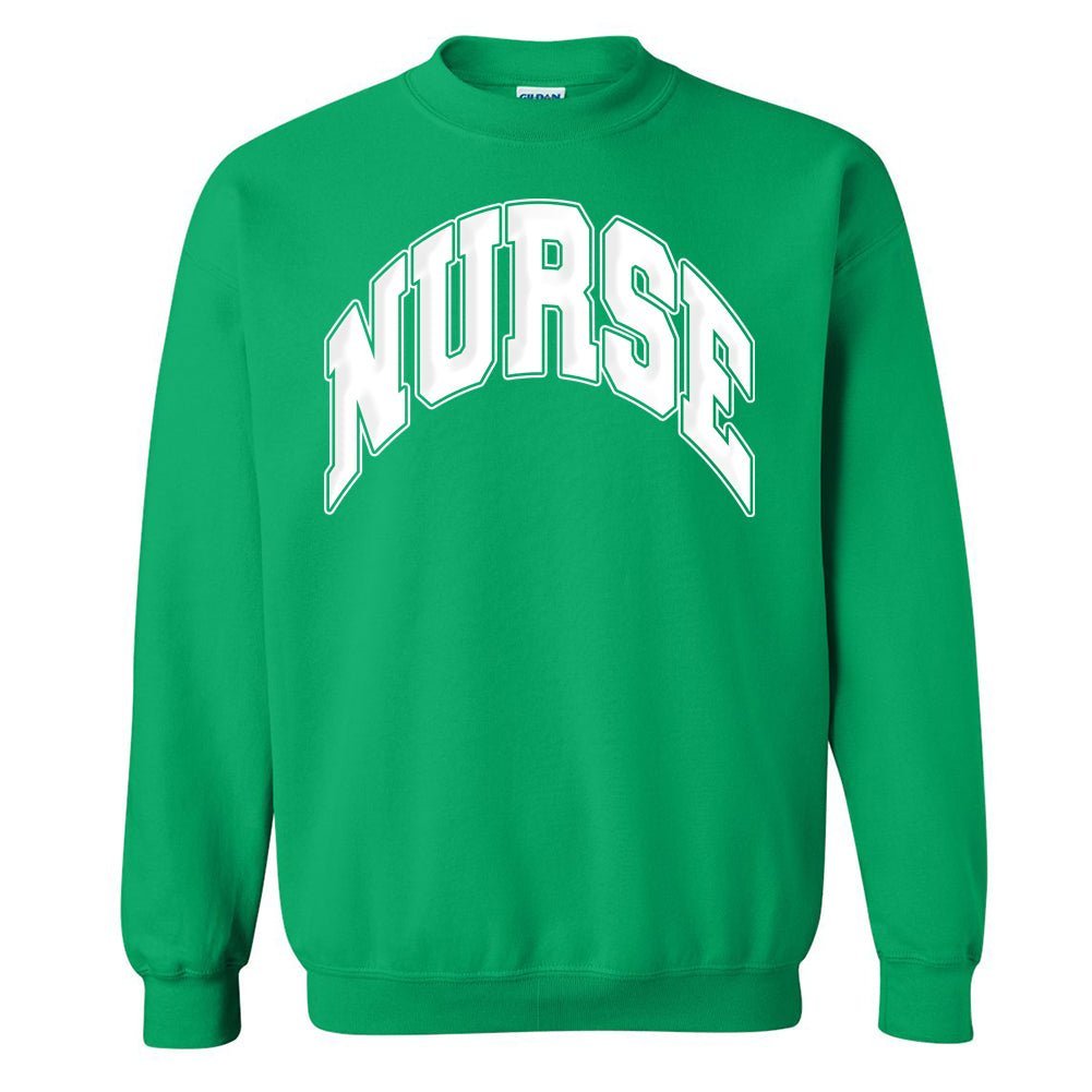'Nurse' PUFF Crewneck Sweatshirt - United Monograms
