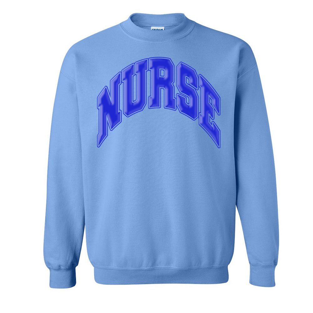 'Nurse' PUFF Crewneck Sweatshirt - United Monograms