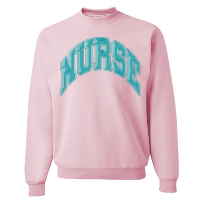 'Nurse' PUFF Crewneck Sweatshirt - United Monograms