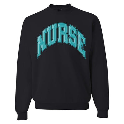 'Nurse' PUFF Crewneck Sweatshirt - United Monograms