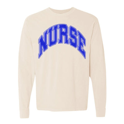 'Nurse' PUFF Long Sleeve T - Shirt - United Monograms